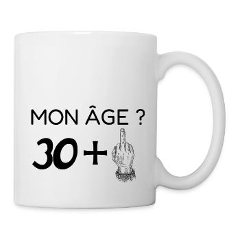 mon âge 31 - Mug blanc - blanc - Droite