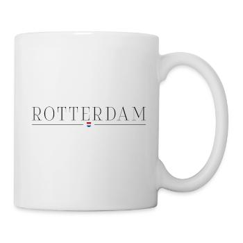 T-shirt design de style Rotterdam, Pays-Bas - Mug blanc - blanc - Droite