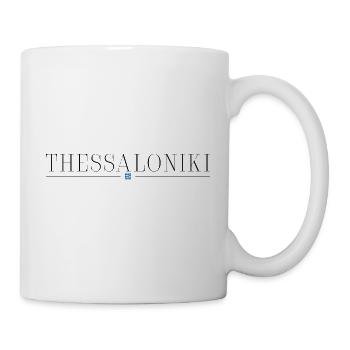 Thessaloniki, Griechenland Stil Design T-Shirt - Tasse - Weiß - Rechts