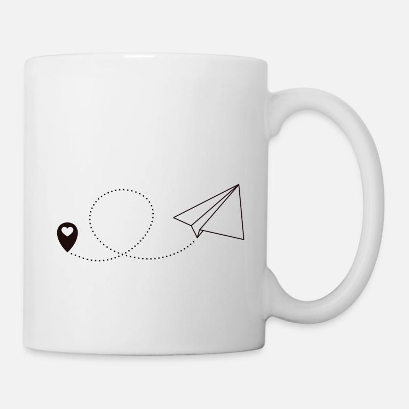Travel Lovers - Tasse - Weiß