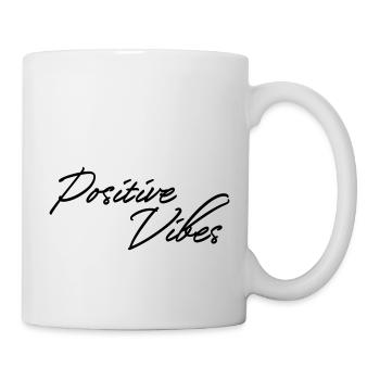 Ondes positives - Mug blanc - blanc - Droite