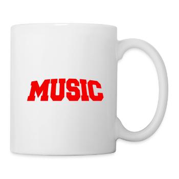 Music Is My Life Musik Ist Mein Leben Liebe Spruch - Mug - white - Right