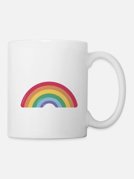 Du kannst mit mir du selbst sein - LGBTQ Ally Gay - Tasse - Weiß
