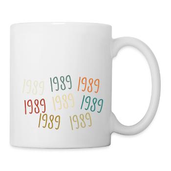 Jahrgang 1989 Geburtsjahr - legendär seit 1989 - Tasse - Weiß - Rechts