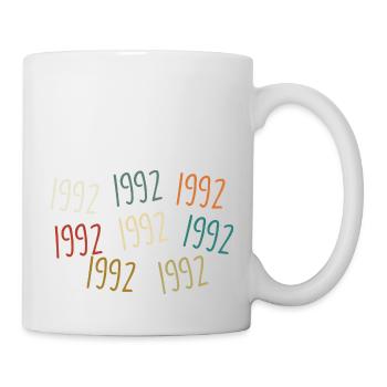 Né en 1992 - légendaire depuis 1992 - Mug blanc - blanc - Droite