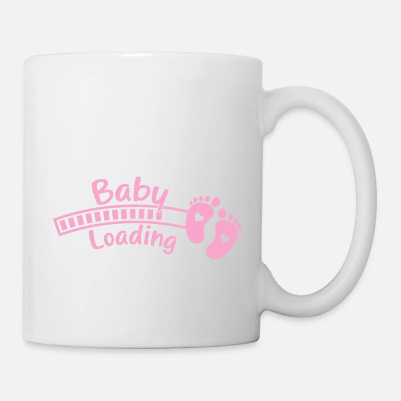 baby babyfüße loading - Tasse - Weiß