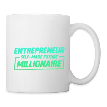 Entrepreneur Self-Made Future Millionaire 2 - Mug blanc - blanc - Droite
