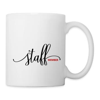 Membre du personnel - Mug blanc - blanc - Droite