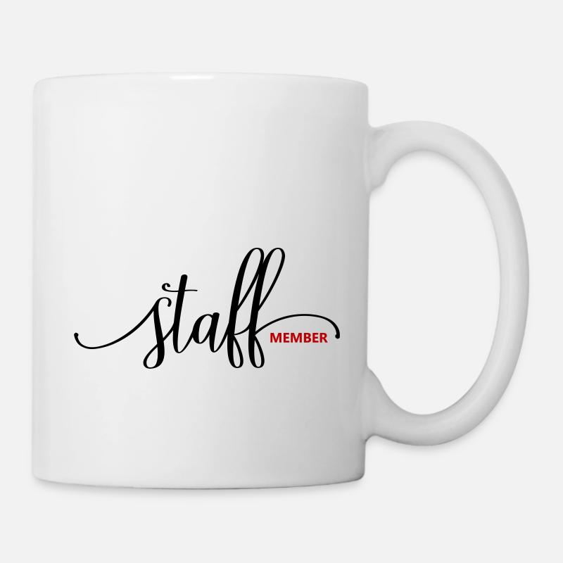 Staff Member - Tasse - Weiß