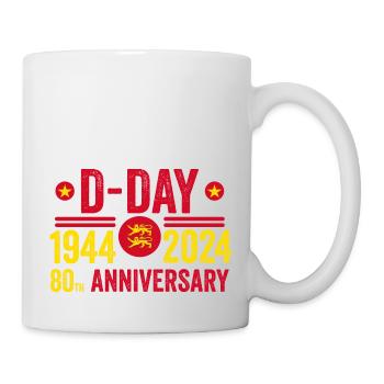 Normandy D-Day 80th Anniversary 1944 2024 - Mug - white - Right