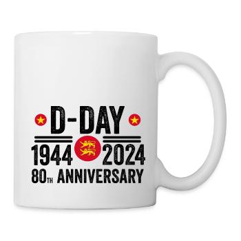 Normandy D-Day 80th Anniversary 1944 2024 - Mug - white - Right