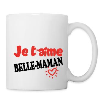 I love you BEAUTIFUL MOM - Mug - white - Right