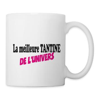 La meilleure TANTINE de l'univers - Mug blanc - blanc - Droite