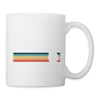 I'm not 41, I am 40 plus Middle Finger Retro - Mug - white - Right