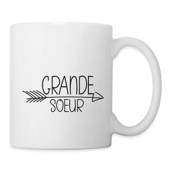 Grande sœur -minimliste - Mug blanc - blanc - Droite