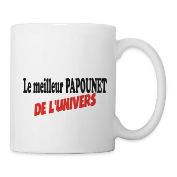 Le meilleur PAPOUNET de l'univers - Mug blanc - blanc - Droite