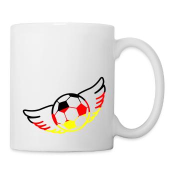 fußball deutschland - Tasse - Weiß - Rechts