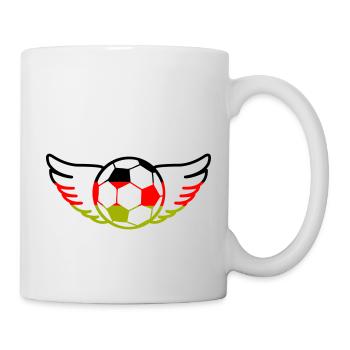 fußball deutschland - Tasse - Weiß - Rechts