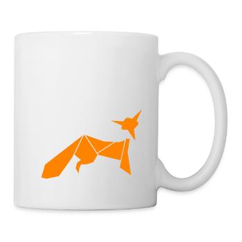 little fox origami - Mug - white - Right