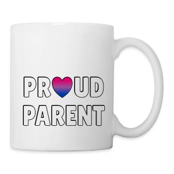 Fier parent Bi Flag - Mug blanc - blanc - Droite
