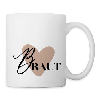 Braut - Tasse - Weiß - Rechts