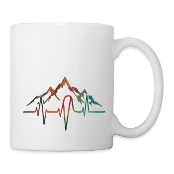 Heartbeat Mountain - Mug - white - Right