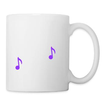 Music is my Drug Sheet Music Sheet Music Lyrics Music Logo - Mug - white - Right