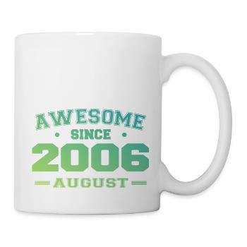 2006 August Year Birth Birthday August 2006 - Mug - white - Right