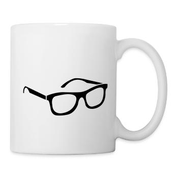 lunettes de soleil - Mug blanc - blanc - Droite