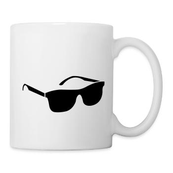 lunettes de soleil - Mug blanc - blanc - Droite