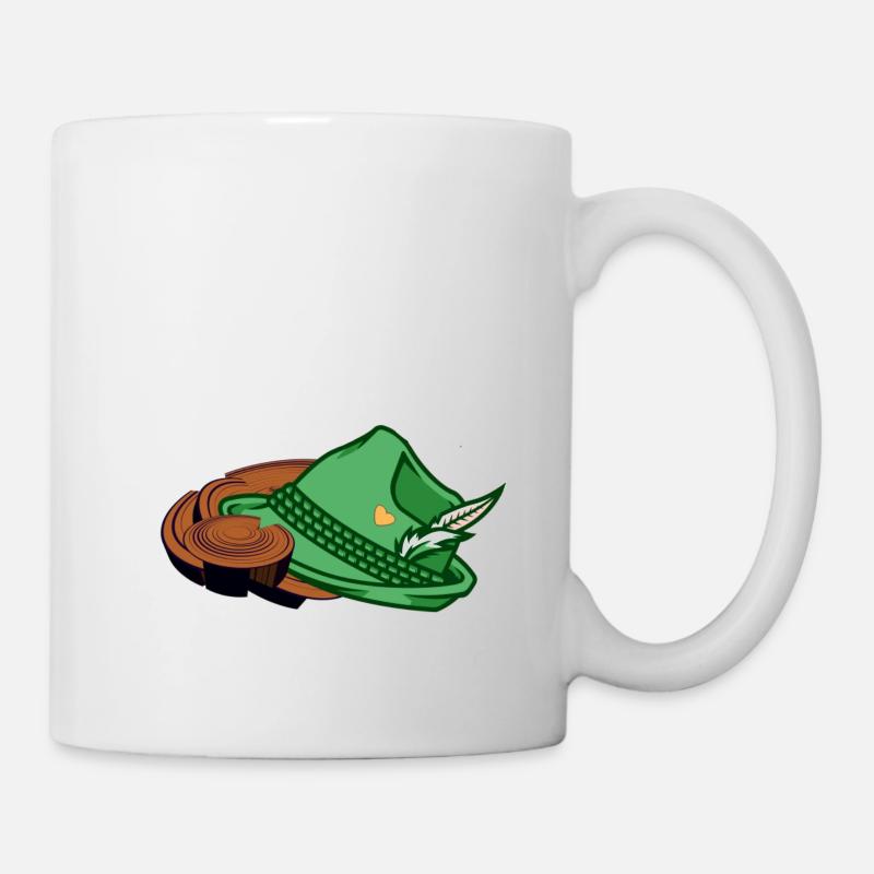Holzfäller - Tasse - Weiß