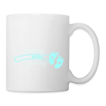 baby baby feet loading - Mug - white - Right