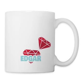 Cadeau pour Edgar - Mug blanc - blanc - Droite