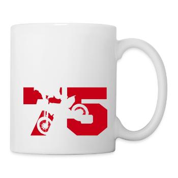 Moto 75 biker - Mug - white - Right