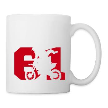 Moto 61 biker - Mug - white - Right