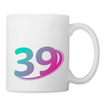 Number 39 multicolor - Mug - white - Right