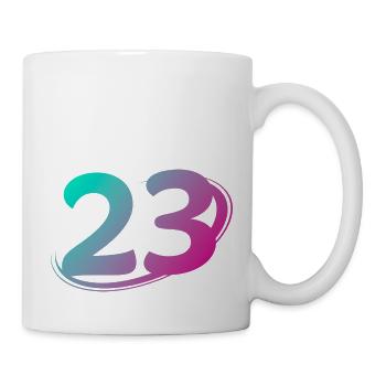 Number 23 multicolor - Mug - white - Right