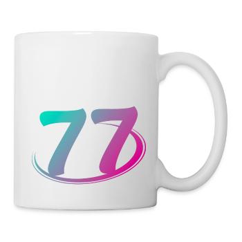 Number 77 multicolor - Mug - white - Right