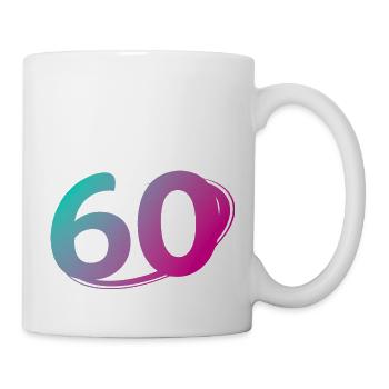 Number 60 multicolor - Mug - white - Right