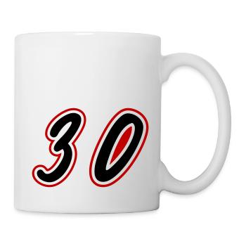 30 Symbole numérique - Mug blanc - blanc - Droite