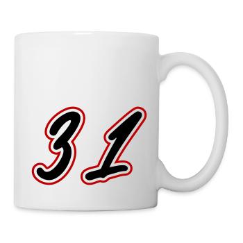 31 Symbole numérique - Mug blanc - blanc - Droite