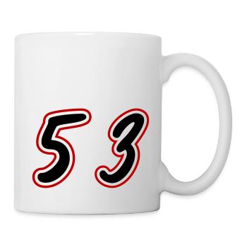 53 Number Symbol - Mug - white - Right