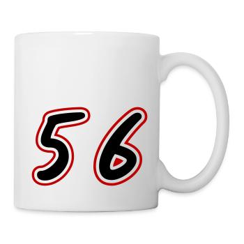 56 Symbole numérique - Mug blanc - blanc - Droite