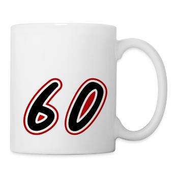 60 Number Symbol - Mug - white - Right