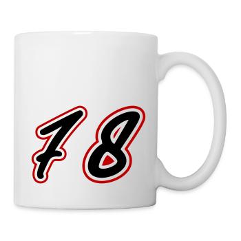78 Number Symbol - Mug - white - Right