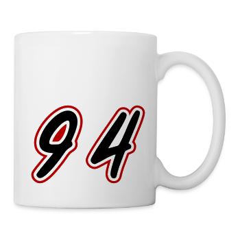 94 Symbole numérique - Mug blanc - blanc - Droite