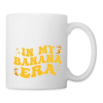 In My Banana Era Funny Banana Lover Retro Bananas - Mug blanc - blanc - Droite