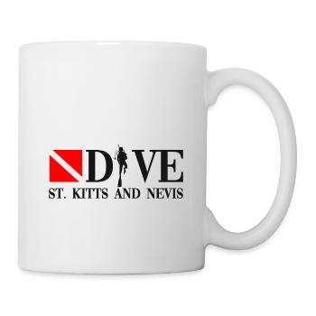 Plongée - Saint-Kitts-et-Nevis - Plongeur - Taucher - Mug blanc - blanc - Droite