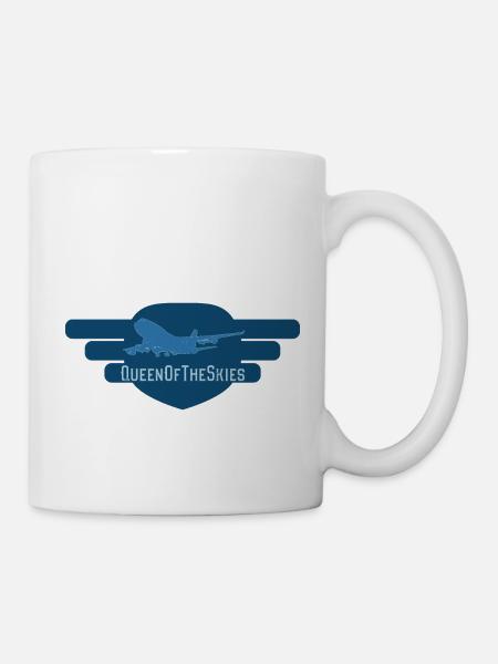 QueenOfTheSkies - Tasse - Weiß