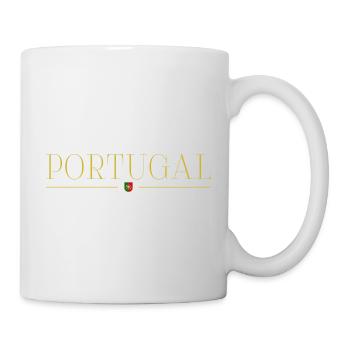 J’aime le Portugal, T-shirt design de style élégance - Mug blanc - blanc - Droite